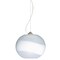 Besa Lighting Luna Cable Pendant, Opal-Frost, Satin Nickel Finish, 1x9W LED 1KX-477699-LED-SN - alternate 1